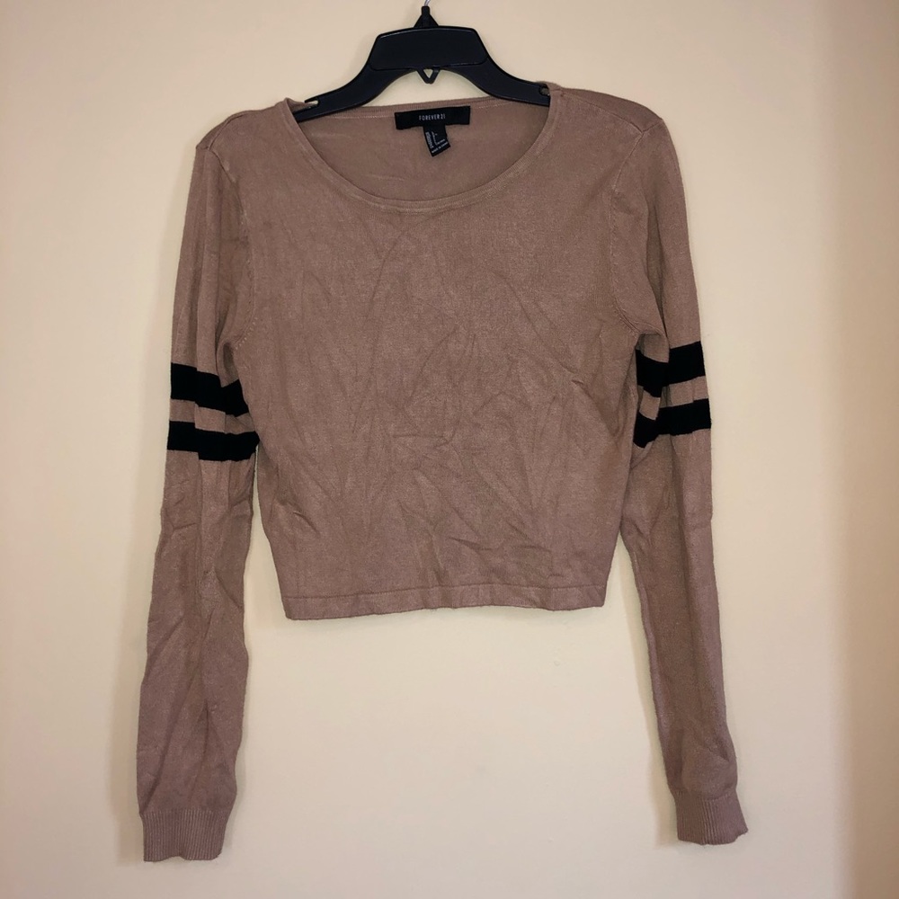 tan sweater